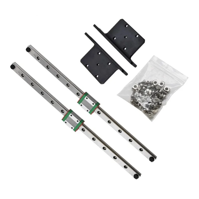 Upgrade Y-AXIS Linear Rail Kit MGN12H 300mm Length MGN12H Stainless Steel Guideway Slider Smooth For Ender3/Ender3 Pro/Ender3 V2