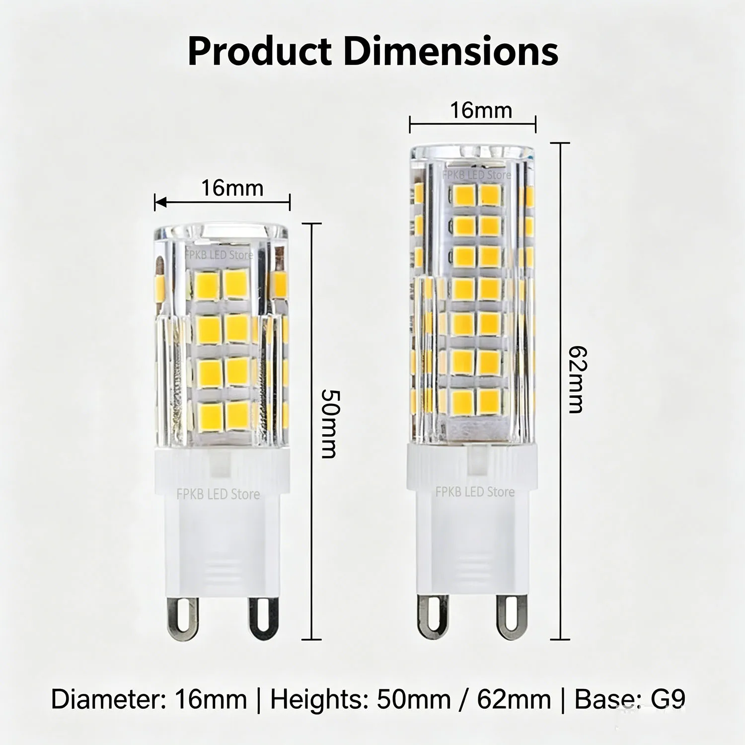 High-Efficiency G9 LED Corn Light Bulb