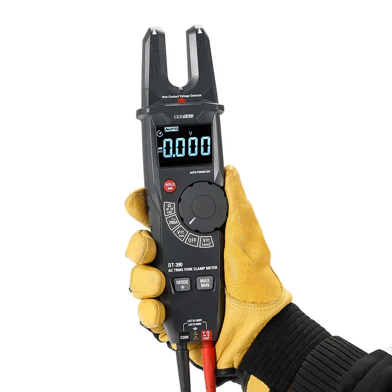 

DT-390 Industrial True RMS Current and Voltage Open Clamp Meter Electrician Multi-Energy Meter