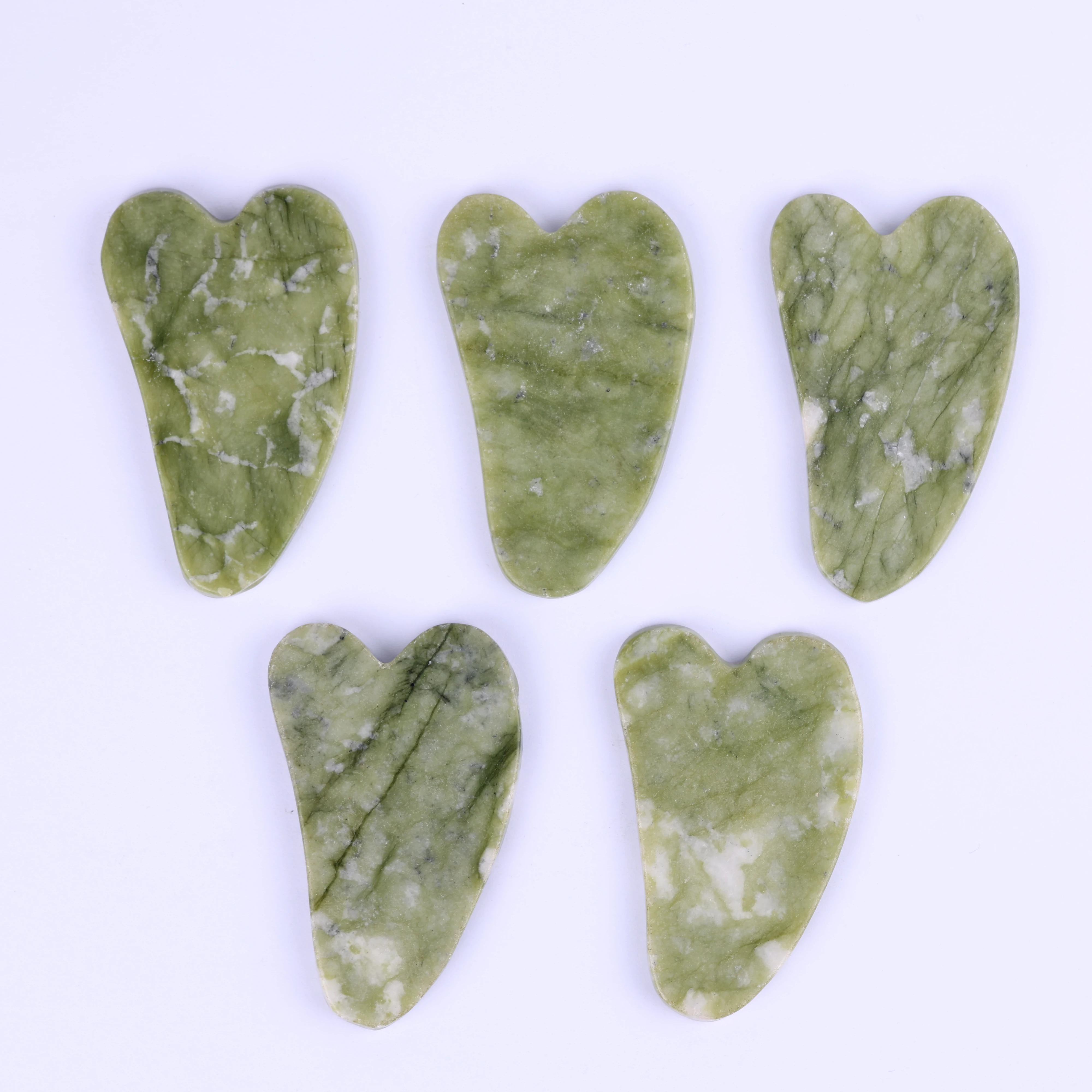 1PC Natural Jade Stone Gua Sha Board Massage Guasha Scraper Plate Face Beauty Health Massager Tools For Face Neck Back Skincare 6