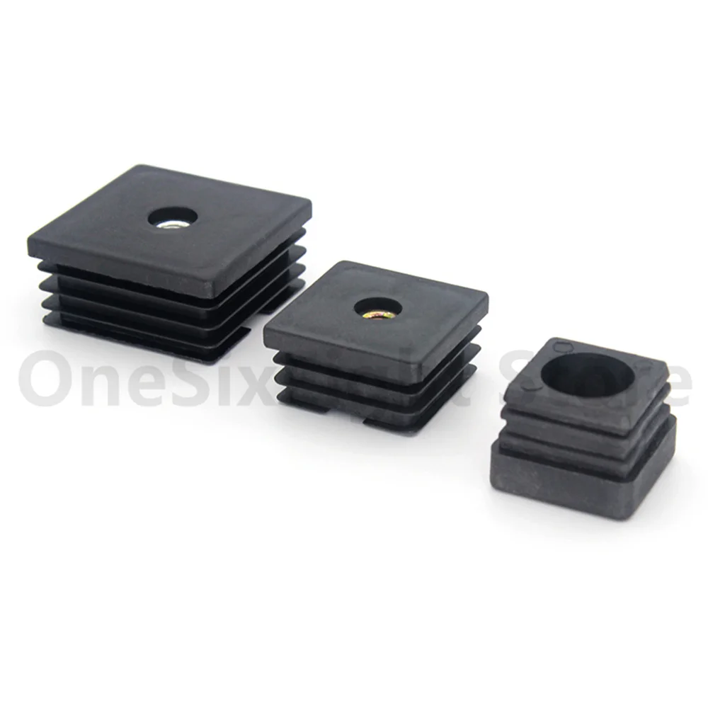 Square Nut Plug Heightened Foot Pad Stool Foot Pad Nut Pipe Plug Home Balance Adjustable Wheel Set