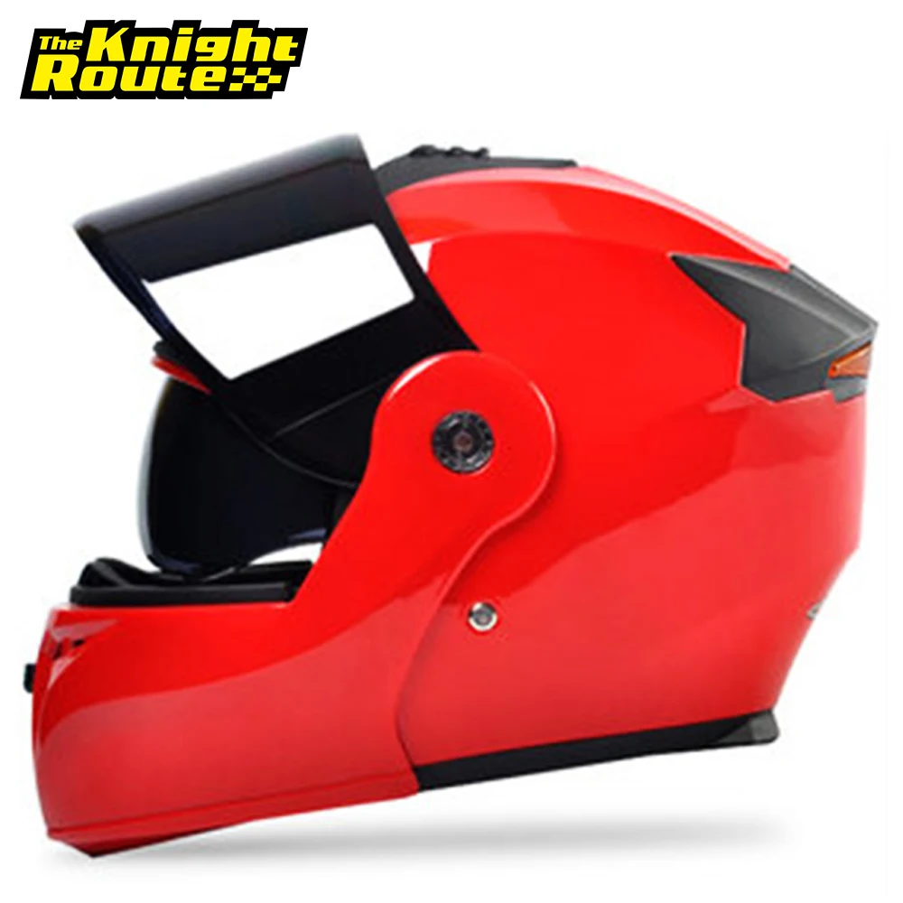 

Motorcycle Helmet Modular Motorbike Biker Full Face Helmet Flip Dual Lens Scooter Motorcross Riding Moto Crash Helmet Men Women