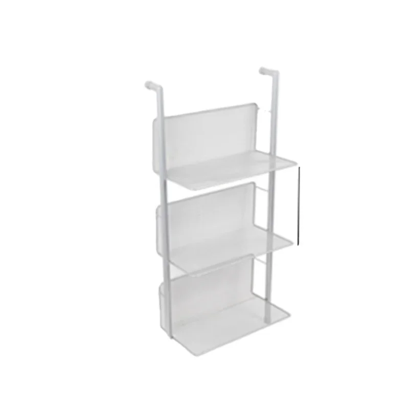 Ins Middle Ancient Bookshelf: Floor Clothing Store Magazine Display Rack Wall-mounted Multi-layer Bed Storage Organizer
