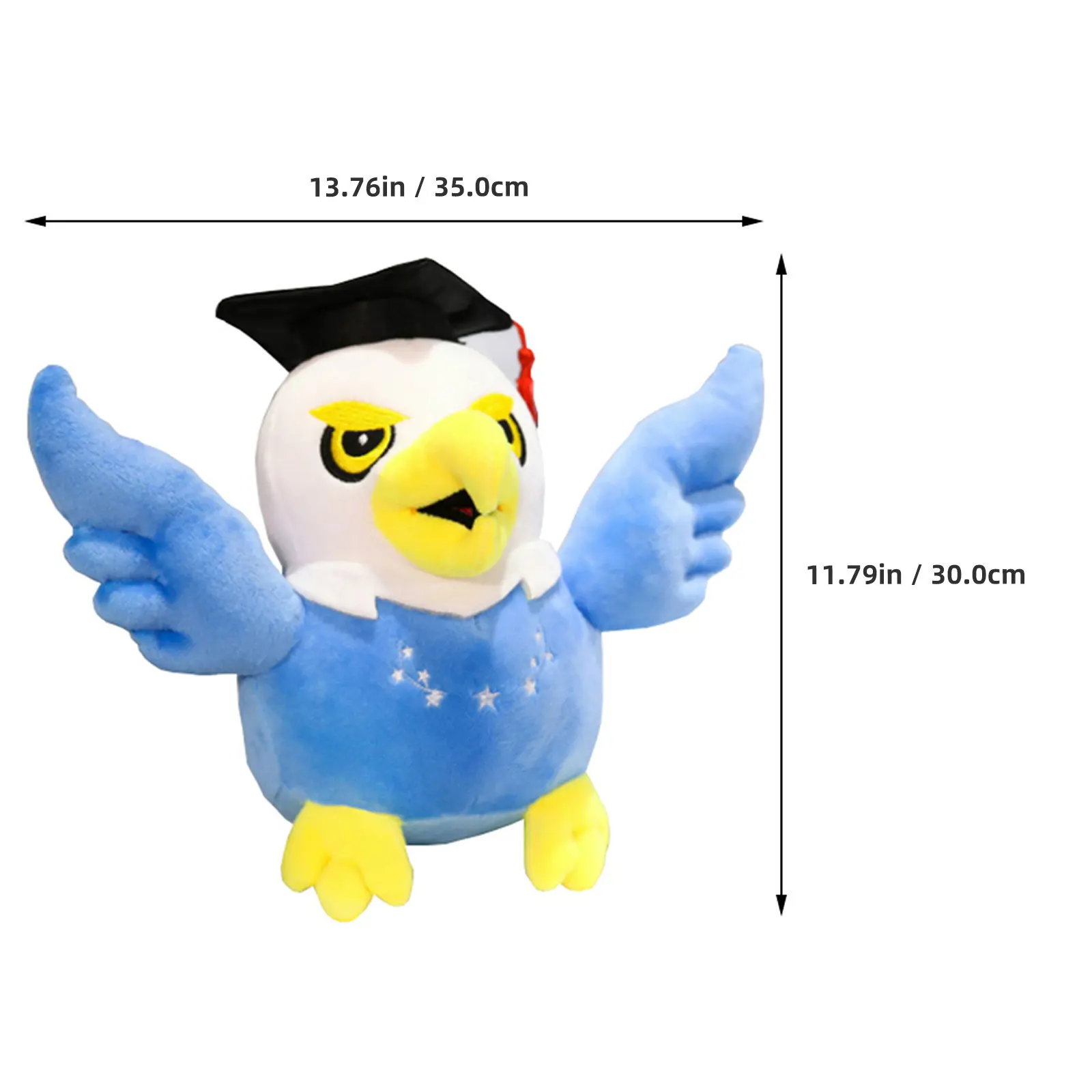독수리 인형 독수리 졸업식 졸업