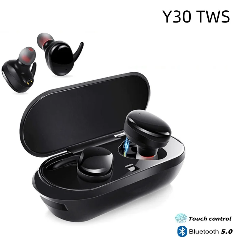 

Y30 TWS Fone Bluetooth Wireless Headphones EarBuds Handsfree Airbuds With Microphones Headset PK F9 i12 E6S A6S i7 Y50