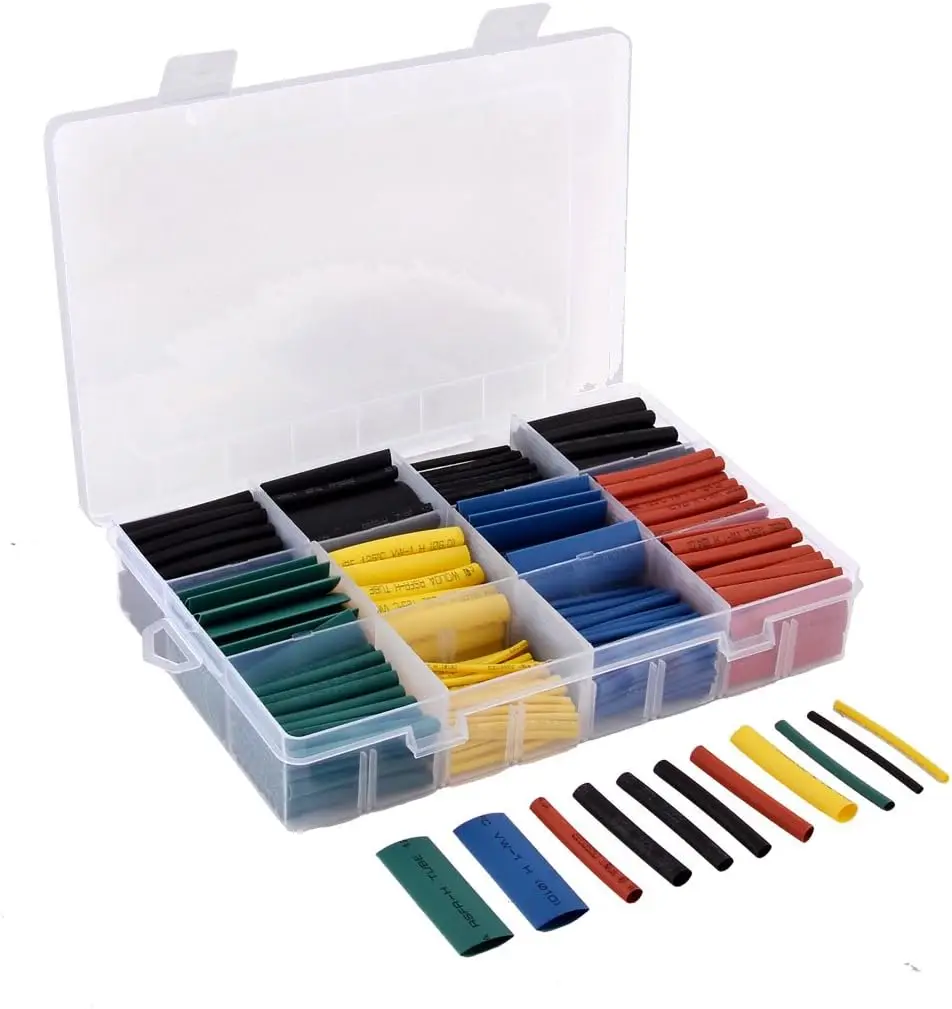

Keszoox Dia Heat Shrink Tubing Platic Tube Electric Wire Wrap Sleeve 530 pcs
