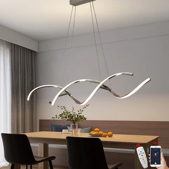 Modern LED Linear Chandelier 1