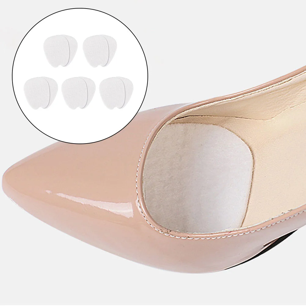 

5 Pairs Tongue Sticker Cuttable Forefoot Pads Convenient Cushion High Heel Outdoor Metatarsal Supply Front Feet Professional