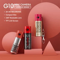 G10 Lipstick Thumb Mini Camera 2K HD Portable Sports Camcorder Students Outdoor Photography Video Vlog Long Battery Life Gift 2