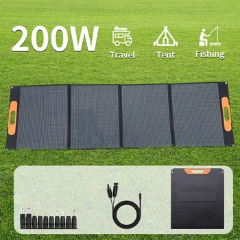 200W Solar Panel ETFE Flexible Foldable High Efficience Portable 1