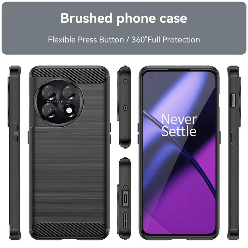 OnePlus Shock-Absorbent Soft TPU Bumper Phone Case - Sleek and Durable Design
