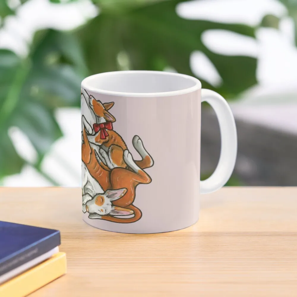 

Sleeping pile of Ibizan Hound dogs Coffee Mug Thermal For Breakfast Cups Mug