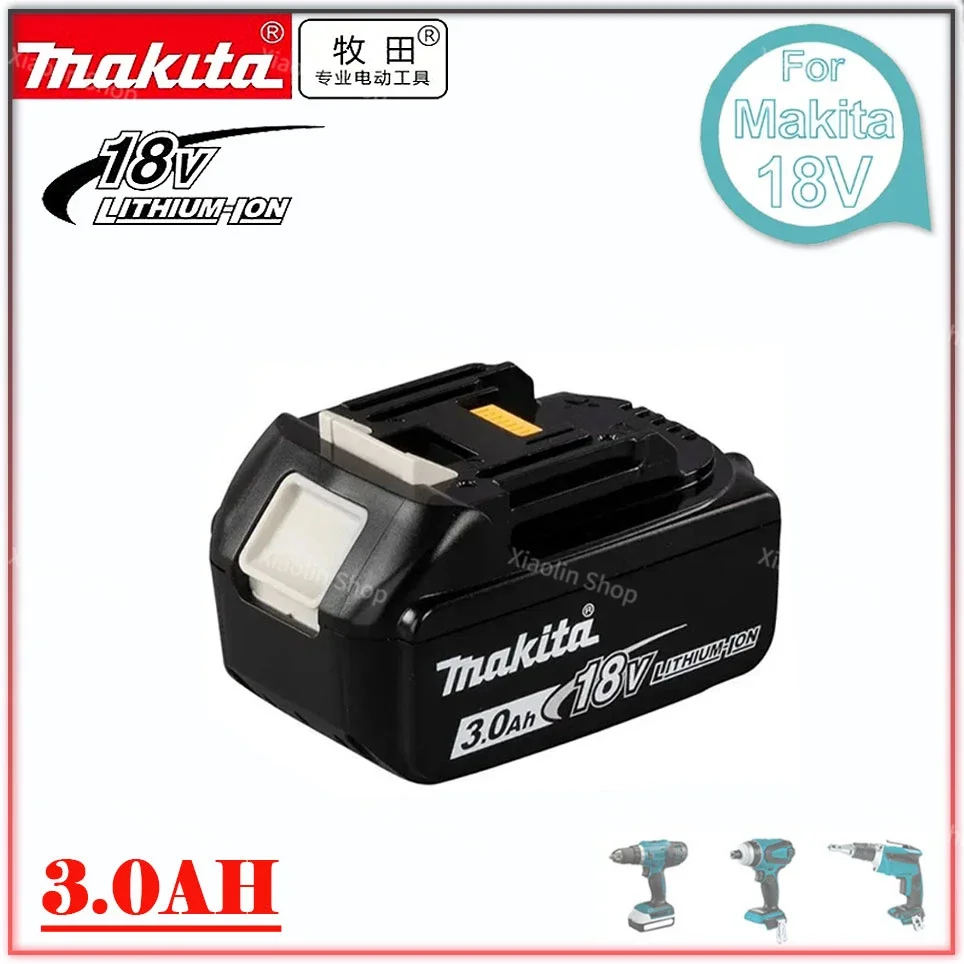 

Makita Original Lithium ion Rechargeable Battery 18V 3000mAh 18v drill Replacement Batteries BL1860 BL1830 BL1850 BL1860B