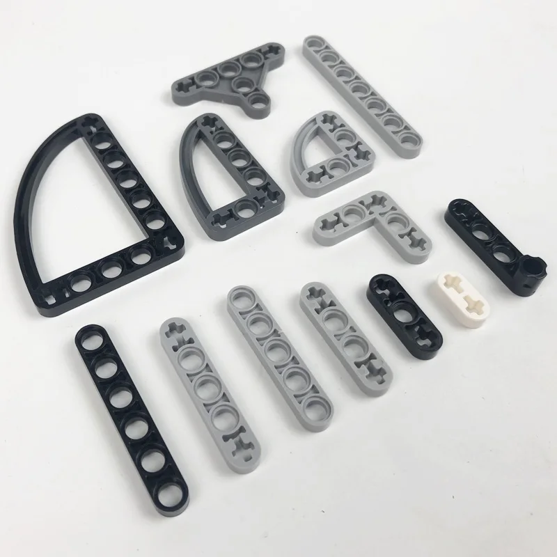 Moc High-tech Parts Beam Thin Axle Hole L-shape DIY Building Blocks Accessories Education Toy Compatible with Lego Bricks construction blocks building blocks racing car building blocks car building blocks anime block toys