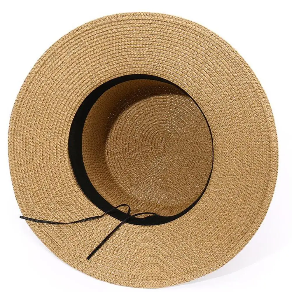 New summer sun hat Adjustable Sun Hat With Wide Brim Fashionable Big Brim Sun protectionCap Beach Travel Visor Straw Hats