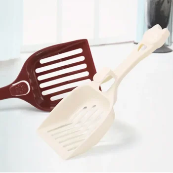 Pet Dog Cat Plastic Cleaning Tool Puppy Kitten Litter Scoop Cozy Sand Scoop Poop Shovel Product for Pets Cat Supplies 2