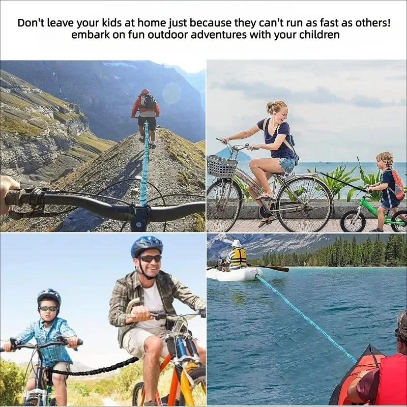 MTB Bike Towing Rope Trailer Rope Bicycle Traction Nylon Traction Parent-Child Outdoor Tool Cycling Safety Equipment