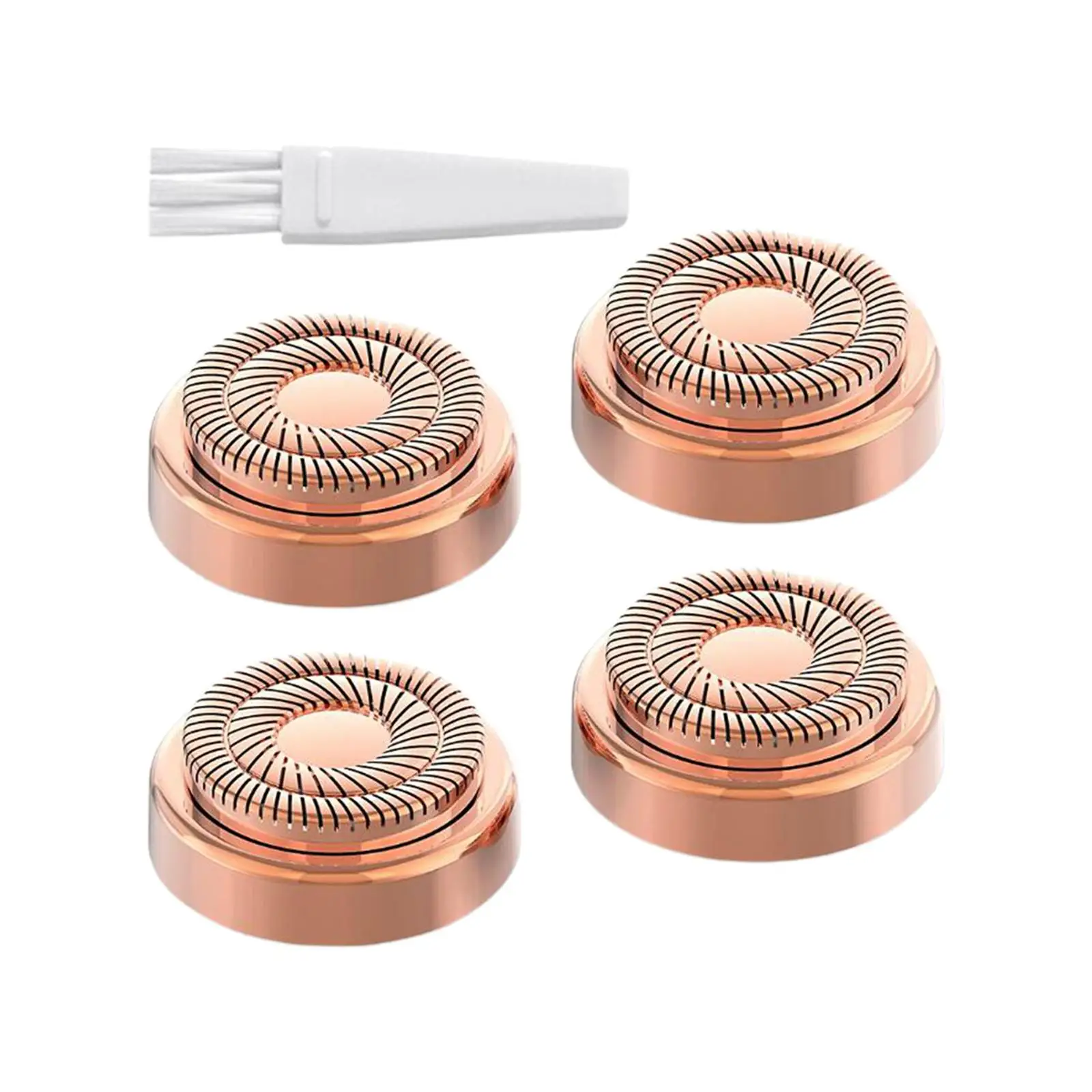 4Pcs Replacement Heads Hair Removal Tool with Cleaning Brush for Lipstick Hair Remover Gen 2 4Pcs Replacement Heads Hair Removal Tool with Cleaning Brush for Lipstick Hair Remover Gen 2