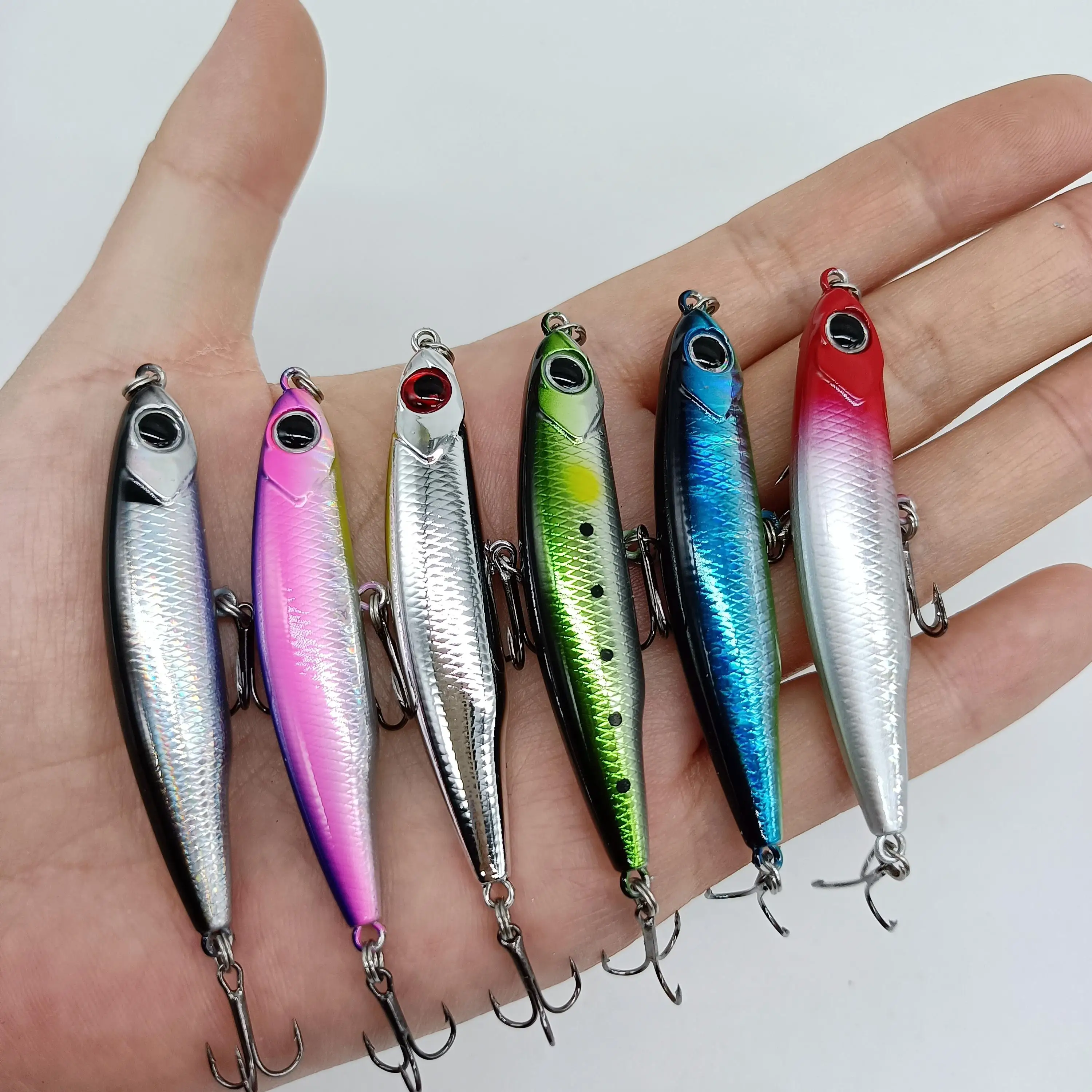 DUODUOYU 1PCS Mini Pencil Fishing Lure 3g/5g /8g/11.5g Sinking Wobbler Isca Artificial Trout Hard Bait Fishing Tackle