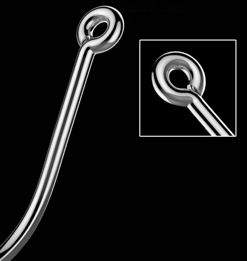 50 Stück Angelhaken mit Widerhaken, Karpfen-Kreishaken, Salzwasser-Stahl mit hohem Kohlenstoffgehalt, Größe 2–22, Angelschleppe, 1–50 kg – Detail 7