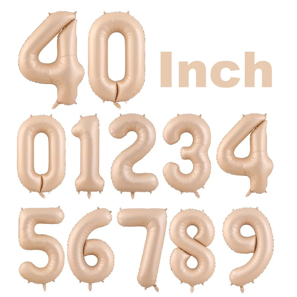 Große Zahlenballons, 40 Zoll, große 9-Ballon, Nummer 1, 2, 3, 4, 5, 6, 7, 8, 9, Geburtstags-Zahlenballons, Bachelorette-Jubiläumsdekoration – Detail 6