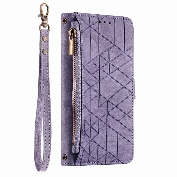 Edge60 Stylus Leather Zipper Wallet Case