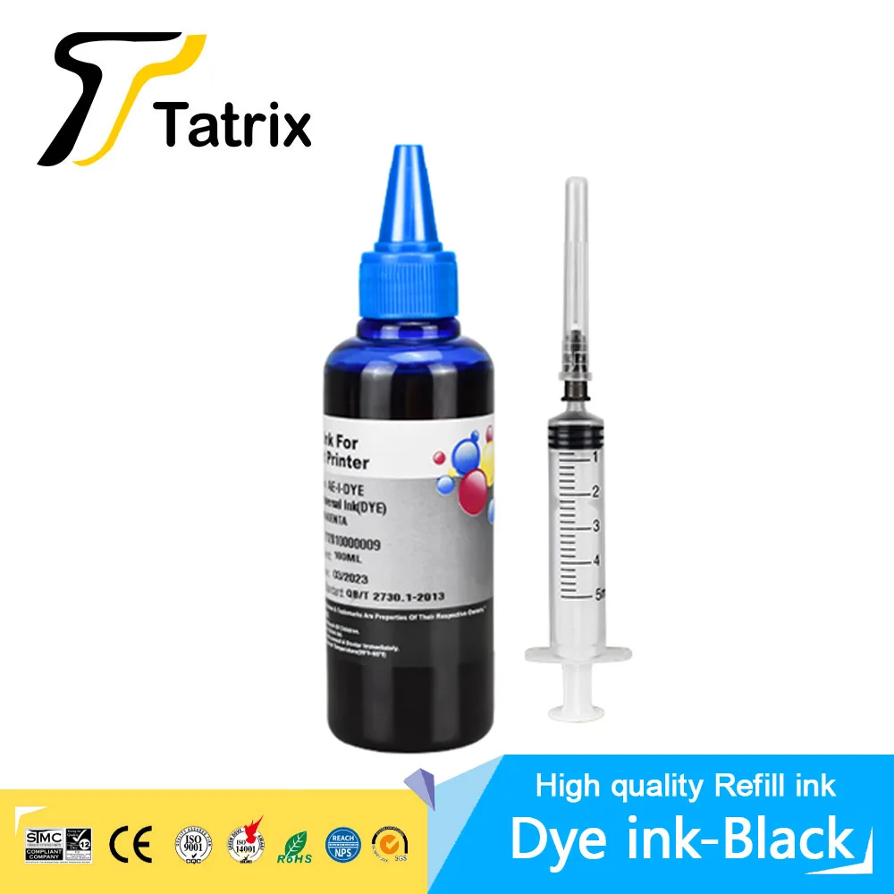 Tatrix T378XL T312XL T0851 T0821 Compatible Refill Ink For Epson Color Water Based Bottle ink For Epson XP-8500/XP-8505/XP-8600