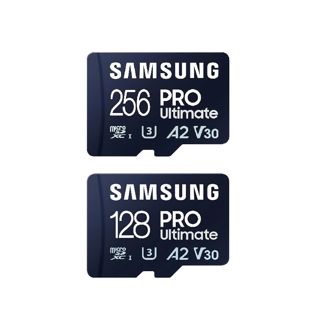 삼성 PRO Ultimate 256GB 128GB 마이크로 SD 카드 U3 4K V30 A2 200MB/s 읽기 속도 130MB/s 쓰기 속도 메모리 카드 SD 어댑터 포함
