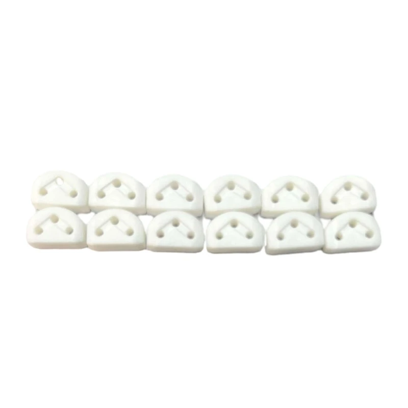 12-Piece Guitar String Retainer Set with Triple-Cornered Chord Ties