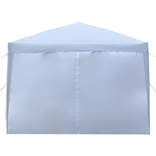  10*10ft 白色 4片面-2个门2个窗 折叠棚 牛津布   喷塑铁管 LT 便携-71