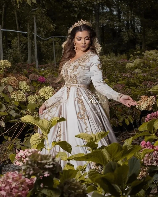 Caftano Abito Vestiti Matrimonio Arabo Abiti Da Sera Musulmani