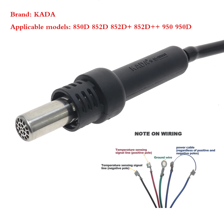 KADA Hot Air Gun Handle 850A Air Pump Type for KADA 850D 852D 852D+ 852D++ 950 950D Desoldering Station