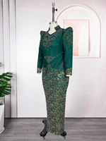 Robes africaines de luxe pour femmes, élégantes, manches longues, Maxi, Ankara Dashiki, tenues de soirée de mariage, grande taille 3