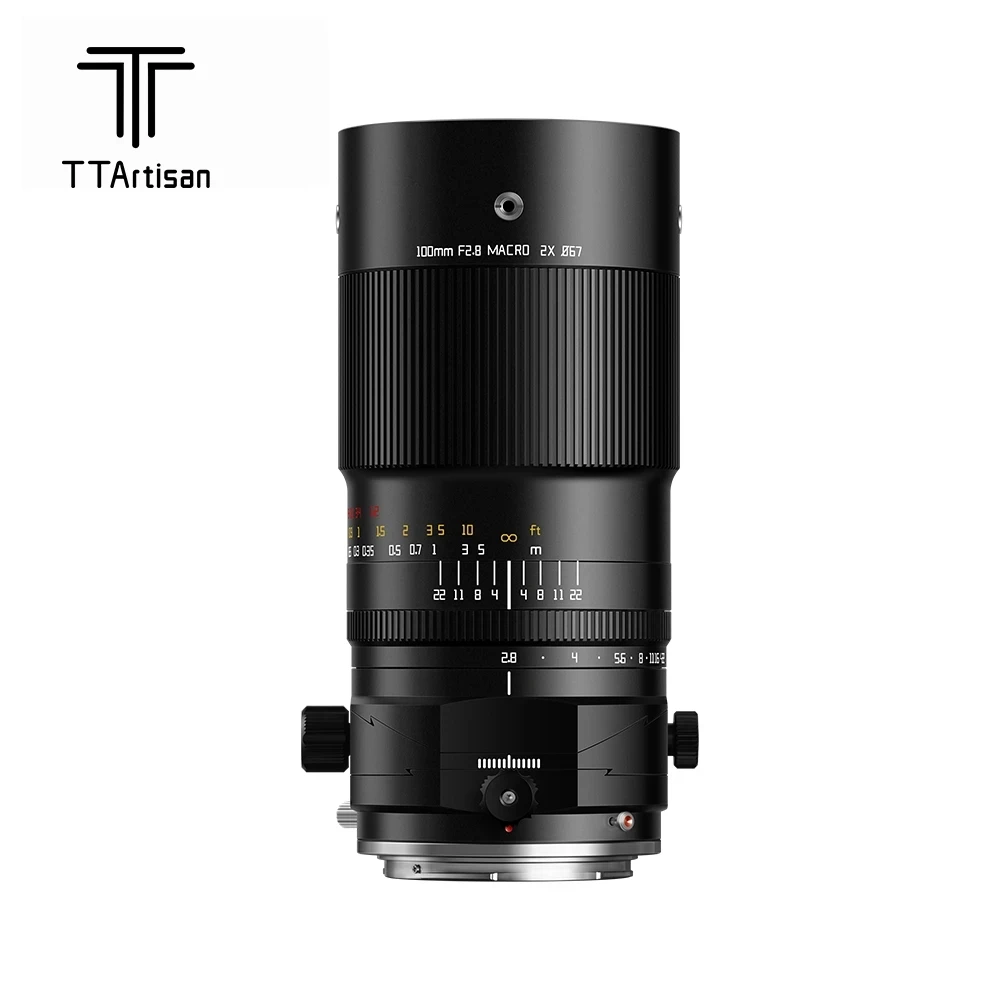 

TTArtisan Tilt-Shift 100mm f2.8 Full Frame 2X Macro Lens for Sony E Mount Canon Fujifilm Nikon Z Mirrorless Camera