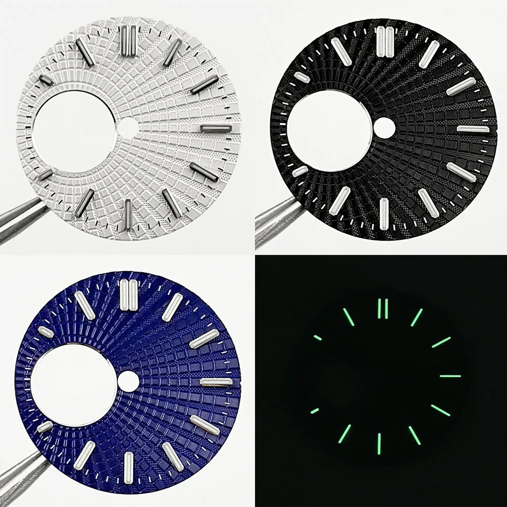 NH38 Dial 28.5mm Green Luminous for NH38/NH34 Movement Modification Watch Accessories Diving Faces