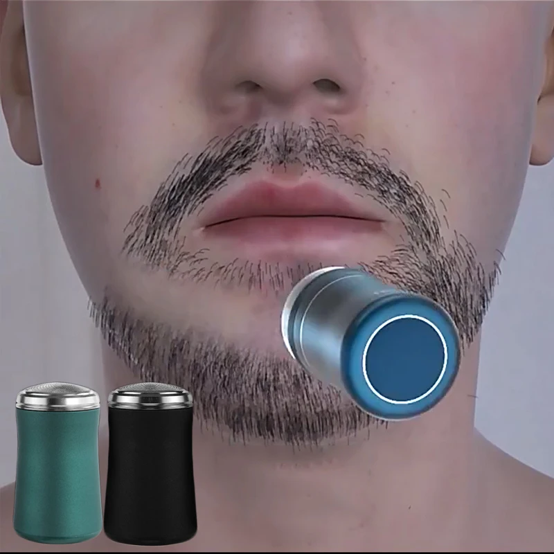 Pocket Size Washable Electric Razor Shaver Rechargeable Shaving Machine for Men Wet-Dry Dual Use Mini Beard | Красота и здоровье