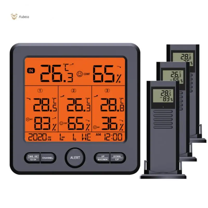 

Accurate Wifi Thermohygrometer Reliable Thermohygrometer Calibration Function Temperature Meter Thermometer Sensor