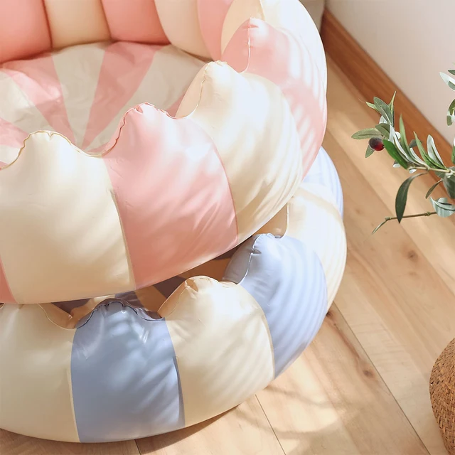 Baby Inflatable Swimming Pool Premium PVC Thickened Blow-Up Pool Safety Non Slip Baby Blow Up Pool Bath Pool for Outdoor Indoor 4