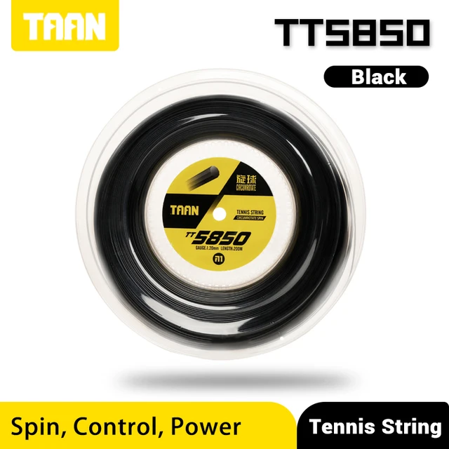 TAAN Tennis Rackets String Reel Spin Control 200M 1.20mm Gauge