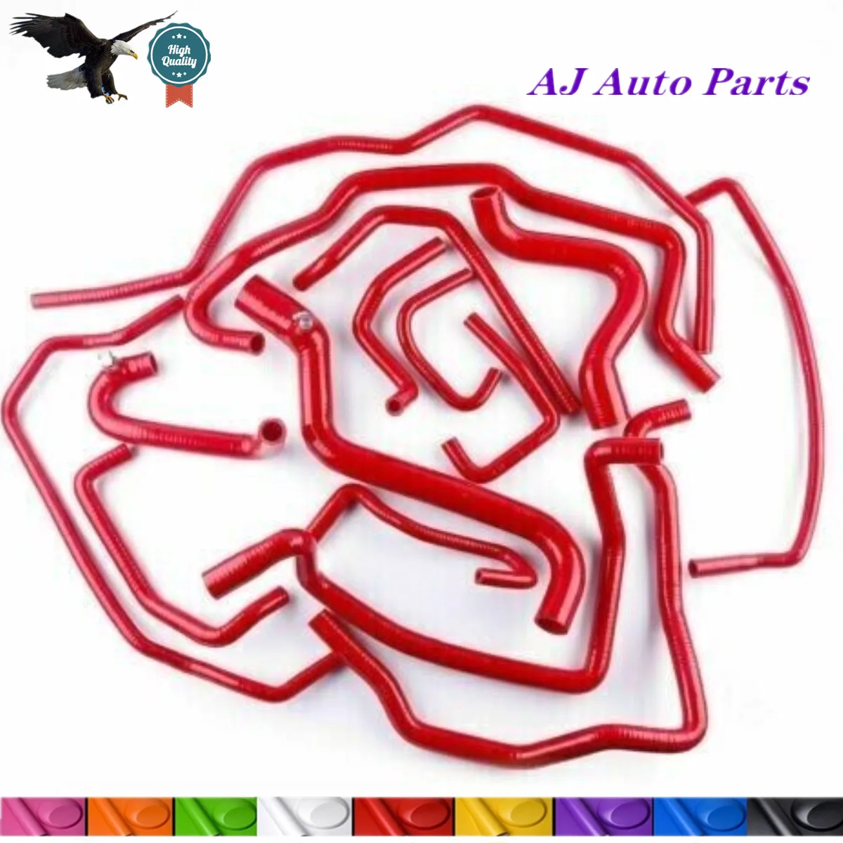 Tubo Riscaldatore Radiatore In Silicone Per Renault 5 Gt 1985-1987 Turbo Phase 1 (Tubo A 3 Strati)