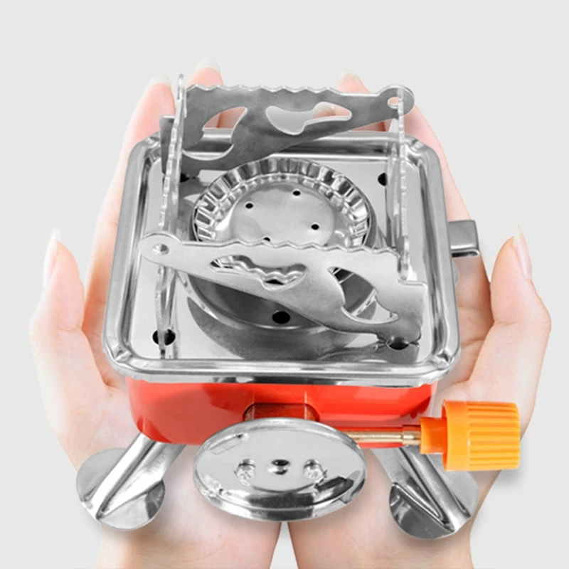 Description Picture 4 of itemCamping Gas Stove Mini Big Power Heater Gas Stove Cookware Outdoor Tourist Burner Cooker Portable Picnic Cookware Barbecue BBQ