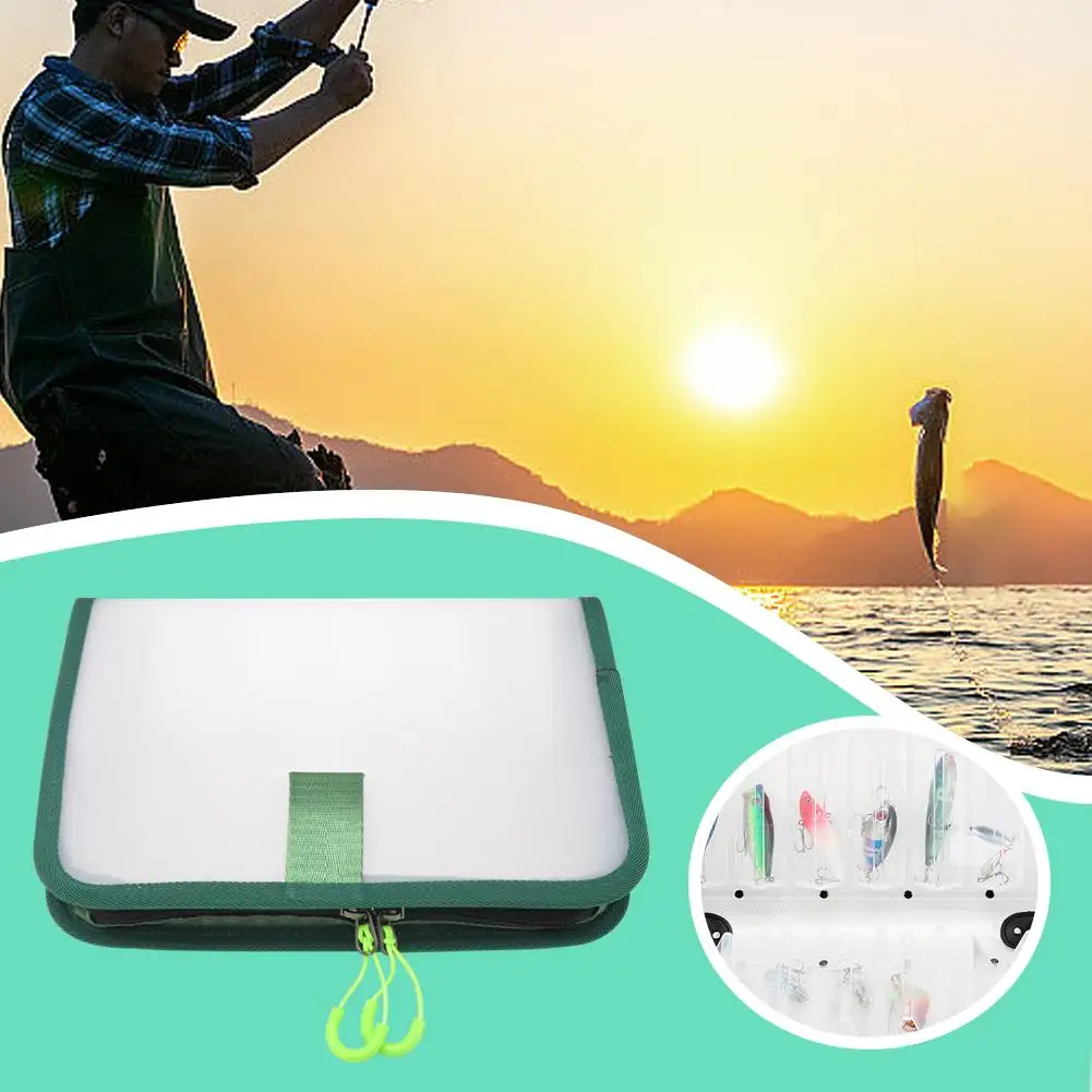 

New Portable Fishing Lures Storage Bag Wooden Shrimp Storage Bag Easy To Clean For Fish Pond I5E9