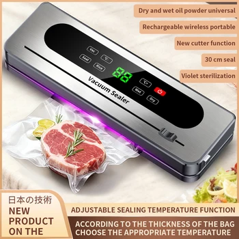 Wireless Portable Vacuum Sealing Machine for Food With Sealing Countdown Display Multi-Pack Vacuum Touch Waterproof Buttons 826 1