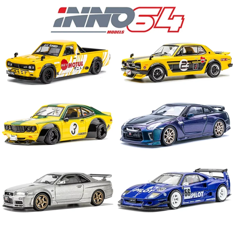 INNO 1/64 NISSAN SUNNY PICK UP TRUGK HAKOTORA MOTUL LIVERY