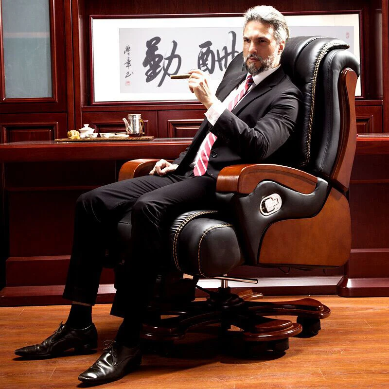

Conference Leather Office Chair Massage Recliner Reception Rotating Office Chair Study Accent Silla Giratoria Luxury Furniture