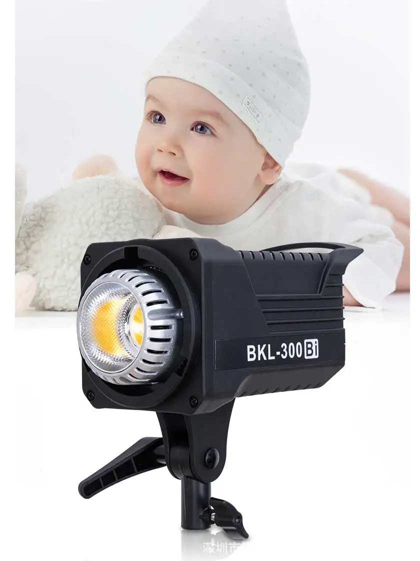 300W Bi LED Video Light,Continuous LED Lighting with 2.4G Wireless Remote for Portrait,Wedding,Outdoor Shooting,YouTube Videos