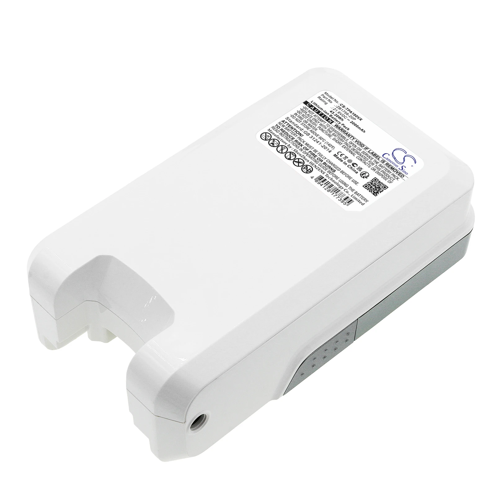 

Vacuum Battery For Tineco ZB1756-20P A10 Hero Master Capacity 2000mAh / 43.20Wh Color White Best price for a limited time Li-ion