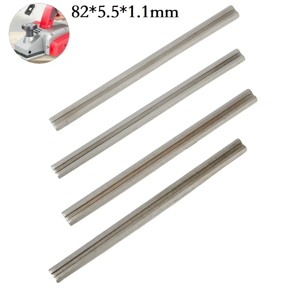Electric Planing Blade Reversible Blade 82mm 4x for AEG ATLAS-COPCO EH102 HB750 Woodworking Machinery Parts