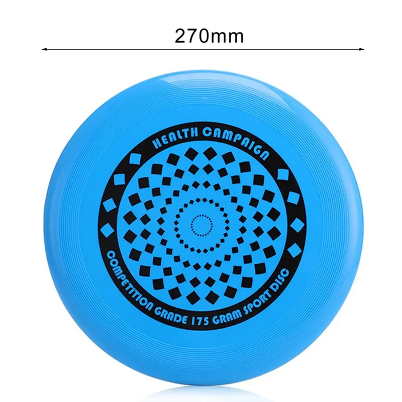 Flying Disc 27cm Professional Flying Disc Children Adult Outdoor Playing Flying Saucer Game Disc Golf Competition Beach Water Sports Toy