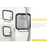 Razor Holder for Shower Fogless Mirror Makeup with Hook Mirrors Punch-free Bathroom 5